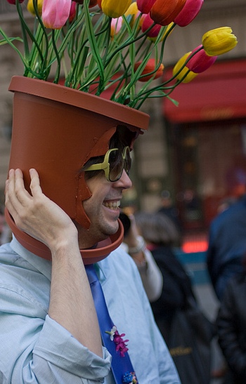 flower pot hat