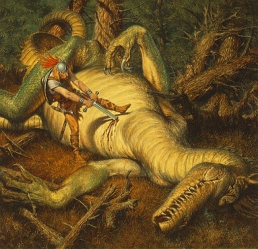 beowulf and the dragon