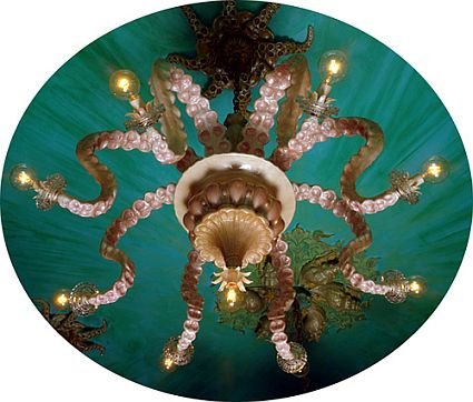 octopus chandelier