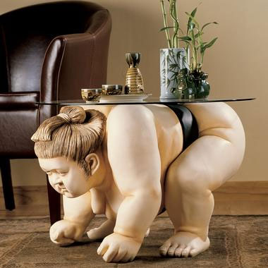 sumo wrestler table