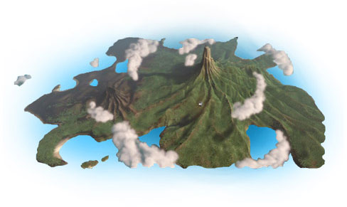 volcano base