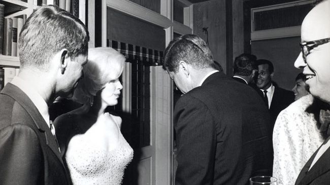 John F. Kennedy and Marilyn Monroe