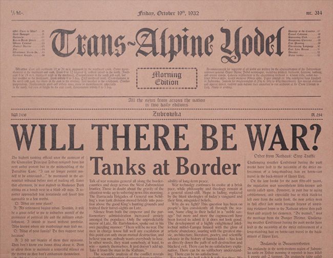 Wes Anderson’s Newspapers 
